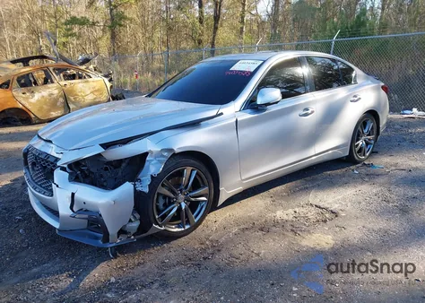 2019 Infiniti Q50 3.0T Signature Edition z USA, uszkodzony, nr VIN JN1EV7AP7KM540892